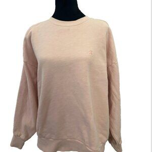 Sweaty Betty Essentials Sweatshirt SZS Womens Pink Crew Neck Cotton Athletic